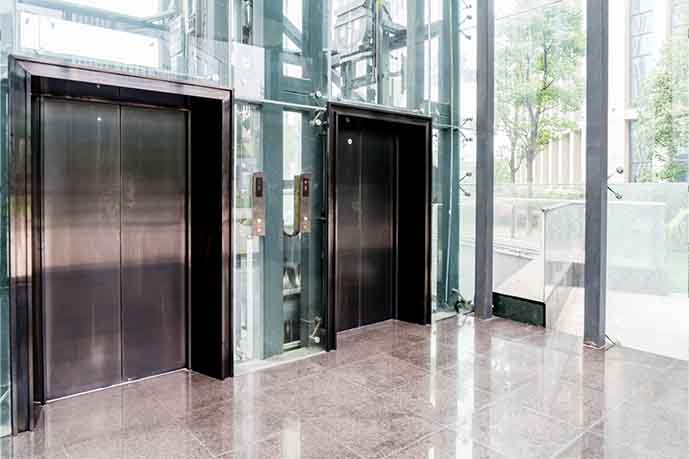 انواع درب اتوماتیک آسانسور